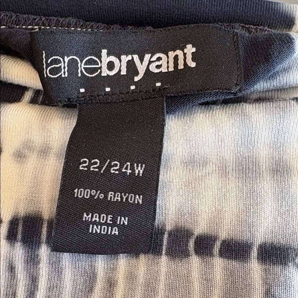 Lane Bryant Black and White Tie-Dye Women's Skirt Size 22 - Picture 5 of 6